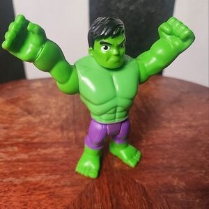 Marvel 2021 Marvel Spidey Friends Hulk Happy Friendly  Hulk Figure 4.5" Tall